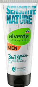 Alverde Men Sensitive Nature żel do kąpieli 200 ml