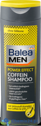 Balea Men Power Effect szampon z kofeiną 250 ml