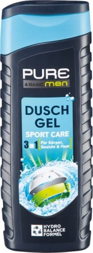 Pure & Basic Men Sport Care 3 w 1 - żel pod prysznic