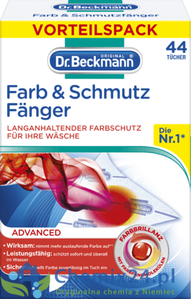 Dr Beckmann Chusteczki Wyłapujące Kolor 44 szt