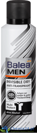 Balea Men Invisible Dry dezodorant 200 ml