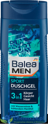 Balea men Sport 3 w 1 żel i szampon 300 ml 