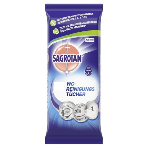 Sagrotan chusteczki czyszczące do WC 60 szt