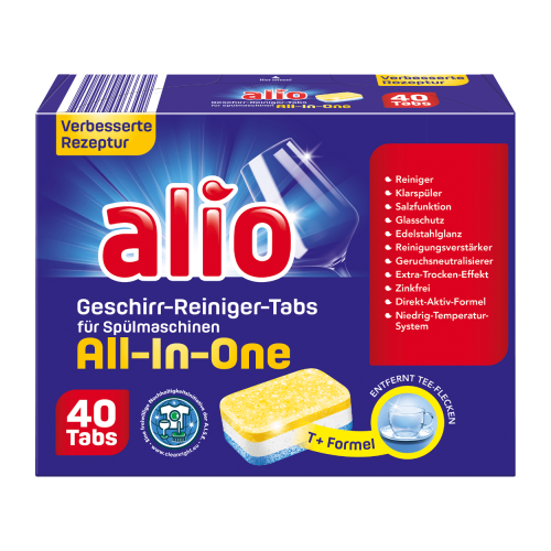 Alio All-In-One tabletki do zmywarki 40 szt