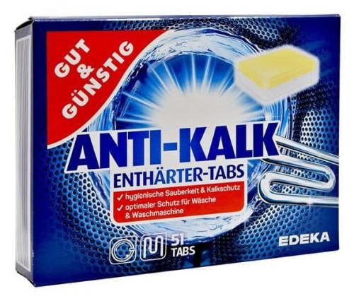 G &amp; G Anti-Kalk odkamieniacz do pralek 51 tabs