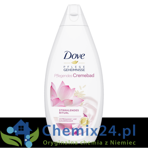 Dove kwiat lotosu, woda ryżowa płyn do kąpieli 500