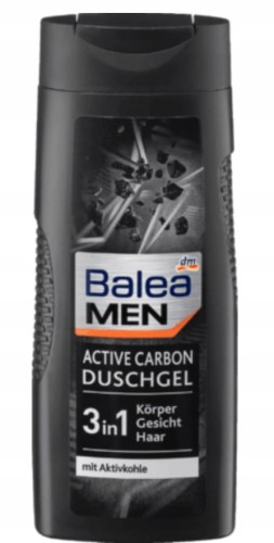 Balea Men Active Carbon z aktywnym węglem żel 300