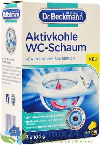 Dr.Beckmann WC-Schaum piana czyszcząca WC 3x100g