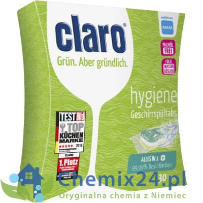 Claro Hygiene All in 1 tabletki do zmywarki 30 szt