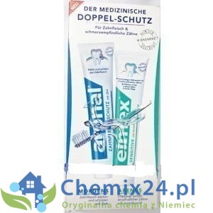 Elmex Sensitive + Aronal dzień i wieczór 2 x 75 ml