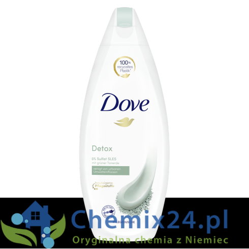 Dove Detox z zieloną glinką żel pod prysznic 250ml