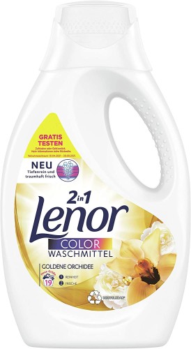 Lenor Color Goldene Orchidee żel 19 prań - 1045 ml