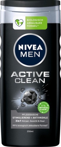 Nivea Men Active Clean żel pod prysznic - 250 ml
