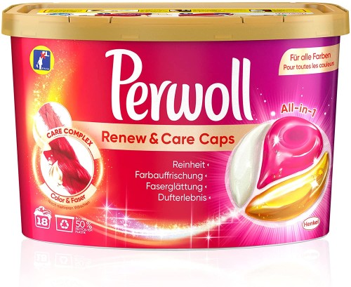 Perwoll Renew &amp; Care Caps do koloru 18 szt