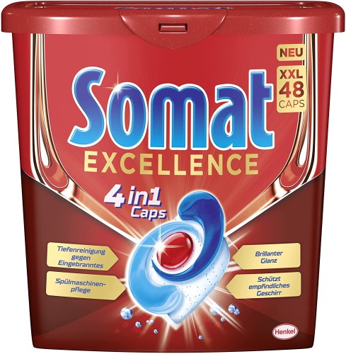 Somat Excellence 4 w 1 kapsułki do zmywarki 48 szt
