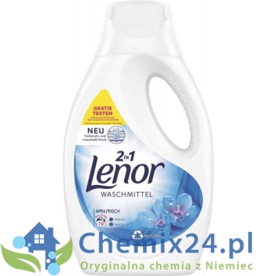 Lenor Aprilfrisch 2 w1 żel do białego 19 pr 1045ml