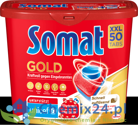 Somat Gold tabletki do zmywarki 50 szt