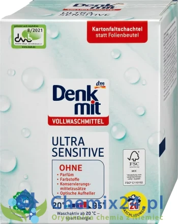 Denkmit Ultra Sensitive proszek - 1,35 kg Neu