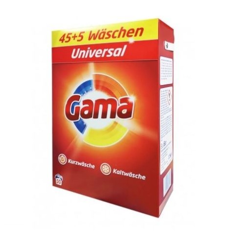 Vizir-Gama proszek do prania 50 prań - 3,25 KG