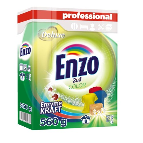 Deluxe Enzo Color proszek do prania 8 pr - 560 g