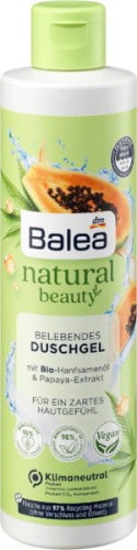Balea Natural nasina konopi, papaja żel 250 ml