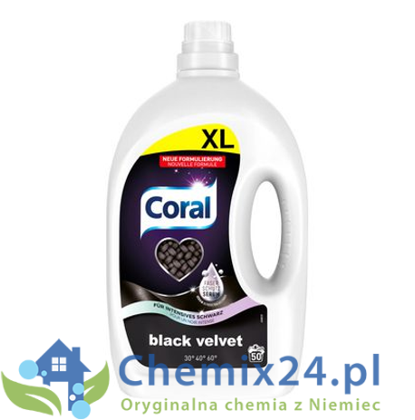 Coral Black Velvet żel do czarnego 50 pr - 2,5 L