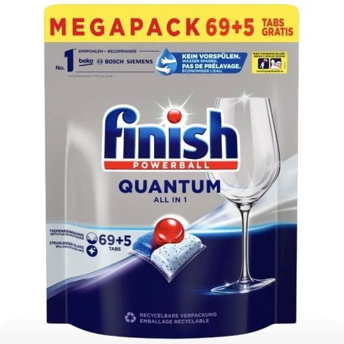 Finish Quantum All in 1 kapsułki 74 szt - 769 g DE