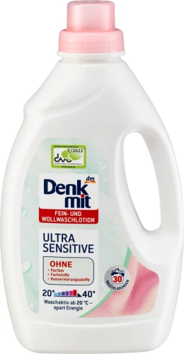 Denkmit Ultra Sensitive żel do prania 30 pr - 1,5L