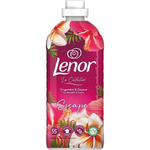 Lenor Escape Gingembre &amp; Goyave 55 pr - 1155 ml