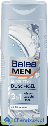 Balea Men sensitive 3 w 1 żel i szampon 300 ml 