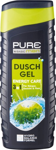  Pure & Basic Men Energy Care 3 w 1 - żel pod prysznic 