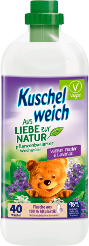 Kuschelweich liliowo-lawendowy płyn 40 pr - 1 L