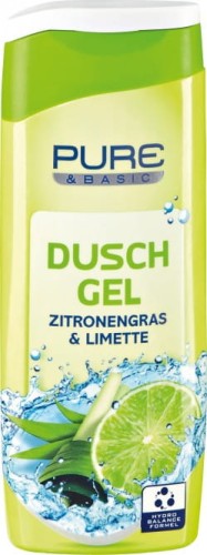 Pure & Basic Zitronengras & Limette - żel pod prysznic