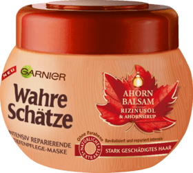 Garnier Wahre Schatze klonowa maska do włosów 300