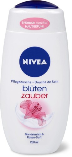 Nivea Blutenzauber Mandelmilch, róża pod prysznic