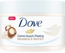 Dove peeling do kąpieli macadamia, mleko ryżowe 