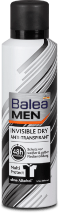 Balea Men Invisible Dry dezodorant 200 ml