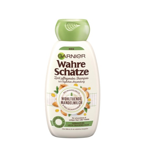Garnier Bio szampon kojący mleko migdałowe 250 ml