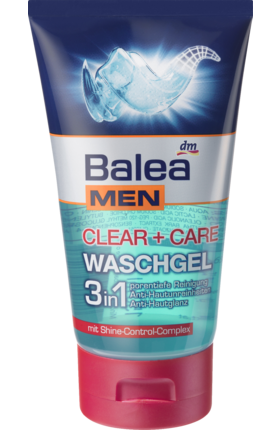 Balea men Clear + Care 3 w 1 żel myjący 150 ml 