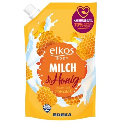 Elkos Milch &amp; Honig mydło w płynie 750 ml