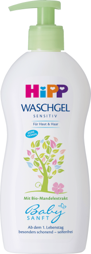 Hipp sensitiv żel do ciała i włosów z pompką 400ml