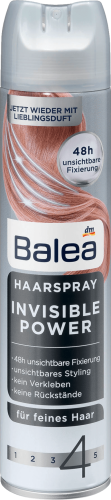 Balea Invisible Power 4 lakier do włosów 300 ml