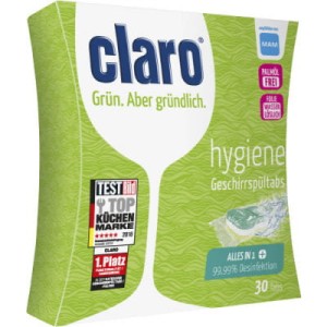 Claro Hygiene All in 1 tabletki do zmywarki 30 szt