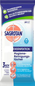Sagrotan higieniczne chusteczki czyszczące 60 szt