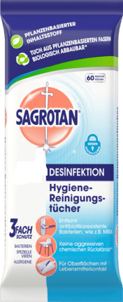 Sagrotan higieniczne chusteczki czyszczące 60 szt