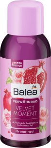 Balea Velvet Moment róża, granat płyn do kąpieli