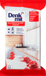 Denkmit ściereczki czyszczące granat, jabłko 50szt