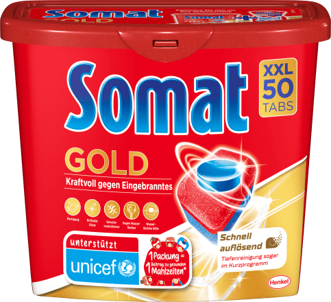 Somat Gold tabletki do zmywarki 50 szt