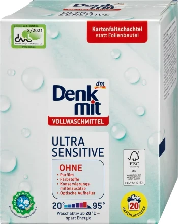 Denkmit Ultra Sensitive proszek - 1,35 kg Neu