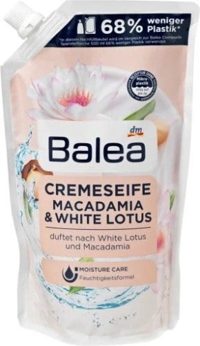 Balea Macadamia White Lotus mydło zapas 500 ml